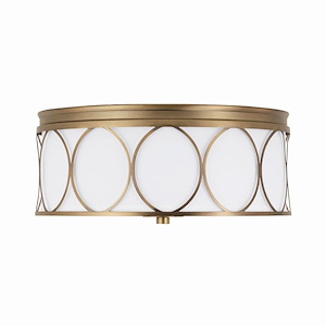 Rylann - 3 Light Flush Mount In Contemporary Style-7 Inches Tall and 15 Inches Wide - 1287549