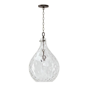 Bristol - 1 Light Pendant - in Industrial style - 15 high by 24 wide - 724565