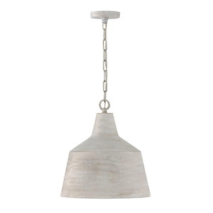 Quarry - 1 Light Pendant-17 Inches Tall and 15.5 Inches Wide - 1341962