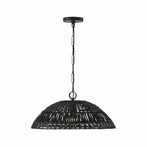 Naomi - 1 Light Pendant In Coastal Style-9.25 Inches Tall and 21 Inches Wide - 1287839