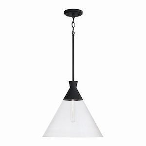 Paloma - 1 Light Pendant In Contemporary Style-14 Inches Tall and 15 Inches Wide - 1287557