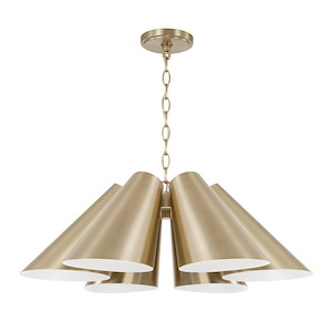 Leo - 6 Light Pendant-8.75 Inch Tall and 25 Inch Wide - 1365248