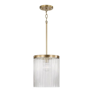 Vaughn - 1 Light Pendant-11.25 Inch Tall and 10 Inch Wide - 1365261