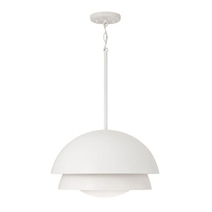 Jensen - 1 Light Pendant-10.5 Inch Tall and 17.25 Inch Wide - 1394687
