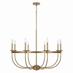 Rylann - 8 Light Chandelier In Contemporary Style-28.75 Inches Tall and 38 Inches Wide - 1287651