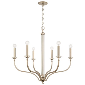 Breigh - 6 Light Chandelier In Transitional Style-30.5 Inches Tall and 32 Inches Wide - 1117027