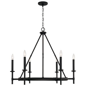 Ogden - 6 Light Chandelier In Transitional Style-28.5 Inches Tall and 33.25 Inches Wide - 1117046