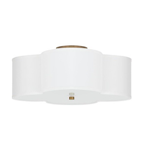 Quinn - 4 Light Semi-Flush Mount - in Modern style - 18 high by 8.25 wide - 1222063