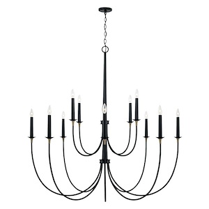 Amara - 12 Light Chandelier In Transitional Style-52.75 Inches Tall and 54 Inches Wide - 1117019