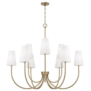 Averitt - 9 Light Chandelier-39.5 Inch Tall and 46 Inch Wide - 1365280