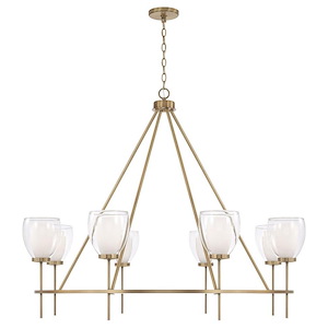 Joss - 8 Light Chandelier-37 Inch Tall and 45.5 Inch Wide - 1365284