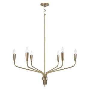Palmer - 6 Light Chandelier-25.25 Inch Tall and 34.5 Inch Wide - 1394722