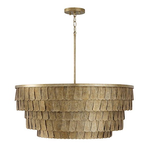 Arden - 6 Light Chandelier-12.25 Inch Tall and 28.75 Inch Wide - 1394733