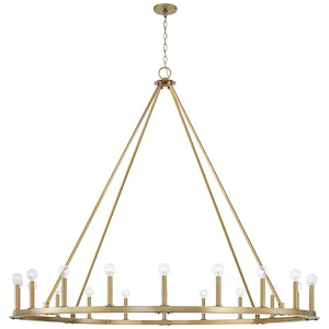 Pearson - 20 Light Chandelier In Industrial Style-52 Inches Tall and 60 Inches Wide - 1326835