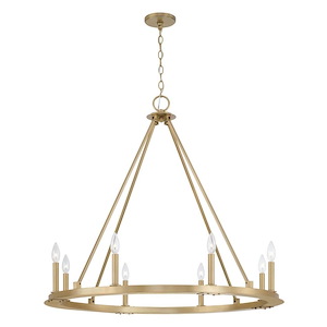 Pearson - 8 Light Chandelier In Industrial Style-33 Inches Tall and 36 Inches Wide - 1326722