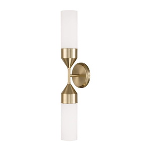 Devon - 2 Light Wall Sconce In Modern Style-25 Inches Tall and 5 Inches Wide - 1326667