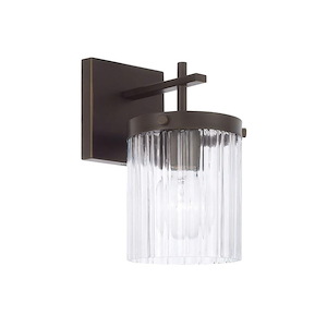 Vaughn - 1 Light Wall Sconce-10.25 Inch Tall and 5.5 Inch Wide - 1365309