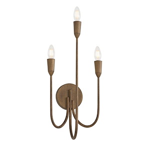 Marley - 3 Light Wall Sconce-21 Inch Tall and 10.25 Inch Wide - 1365311