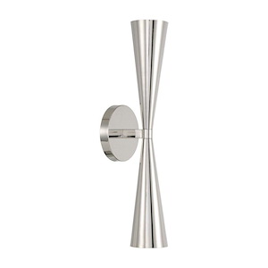 Levi - 2 Light Wall Sconce-19.25 Inch Tall and 5 Inch Wide - 1394750