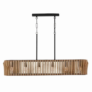 Archer - 6 Light Island In Bohemian Style-7.5 Inches Tall and 41 Inches Wide - 1288636