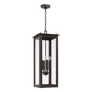 Hunt - 4 Light Outdoor Hanging Lantern-28.5 Inch Tall and 11 Inch Wide - 1365318