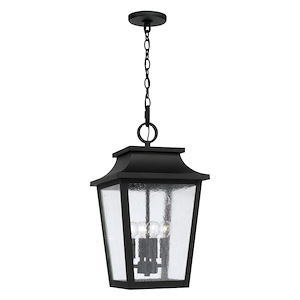 Chandler - 4 Light Outdoor Hanging Lantern-21 Inches Tall and 12 Inches Wide - 1341988