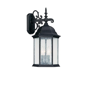 Main Street - 19 Inch 3 Light Outdoor Wall Mount - in Traditional style - 10 high by 19 wide - 522365