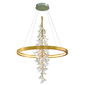 Jasmine - 100W 100 LED Chandelier-60 Inches Tall and 44 Inches Wide - 886547