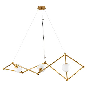 Bickley - 62 Inch 18W 3 Led Linear Chandelier - 936442