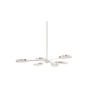 Beirut - 82W 6 LED Chandelier-7.75 Inches Tall and 56.75 Inches Wide - 1106997