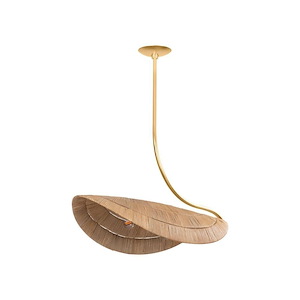 Medea - 4 Light Linear Pendant-22.5 Inches Tall and 40 Inches Wide - 1335593