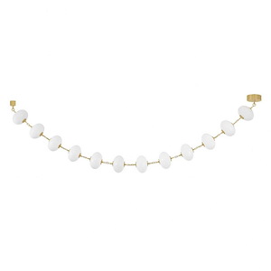 Nephele - 95W 12 LED Chandelier-44 Inches Tall and 10 Inches Wide - 1345478