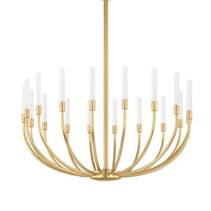 Amalthea - 50W 18 LED Chandelier-16.25 Inches Tall and 28 Inches Wide - 1345496