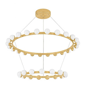 Linus - 88W 39 LED Chandelier-12.5 Inches Tall and 45.25 Inches Wide - 1345504