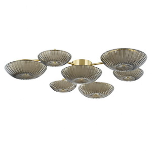 Birmingham - 56W 7 LED Flush Mount-5.75 Inch Tall and 51.5 Inch Wide - 1371075