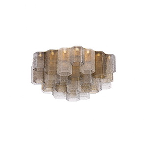 Helsinki - 6 Light Semi-Flush Mount-12.25 Inch Tall and 26 Inch Wide - 1371082