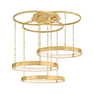 Chiasso - 78W 3 LED Chandelier-16.25 Inch Tall and 38 Inch Wide - 1388204