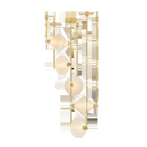 Solara - 46W 5 LED Chandelier-65.5 Inch Tall and 32.75 Inch Wide - 1388237