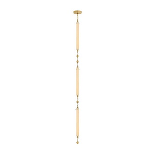 Parigi - 28W 3 LED Pendant-85.25 Inch Tall and 2.75 Inch Wide - 1420542