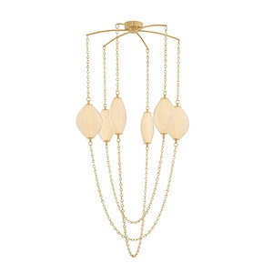 Positano - 44W 6 LED Chandelier-37 Inch Tall and 39 Inch Wide - 1420569