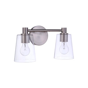 Emilio - 2 Light Bath Vanity In Transitional Style-8 Inches Tall and 15.13 Inche Wide - 1116857