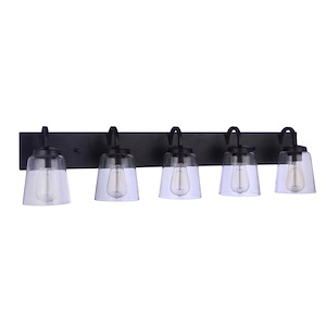 Elsa - 5 Light Bath Vanity-9 Inches Tall and 39.5 Inches Wide - 1324948