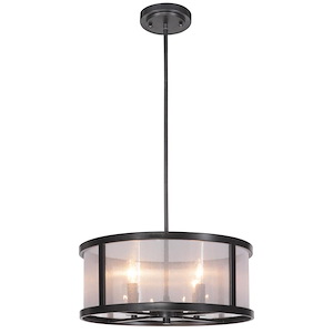 Danbury - Four Light Pendant - 18 inches wide by 59.33 inches high - 602450