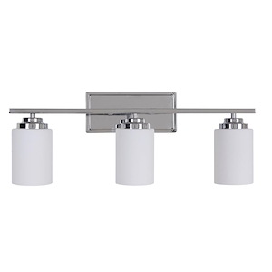 Albany - 3 Light Bath Vanity In Contemporary Style-9.61 Inches Tall and 24.8 Inches Wide - 1215717