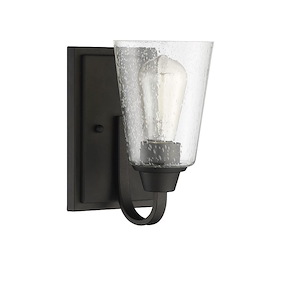Grace - One Light Wall Sconce in Transitional Style - 5 inches wide by 8.5 inches high - 561945