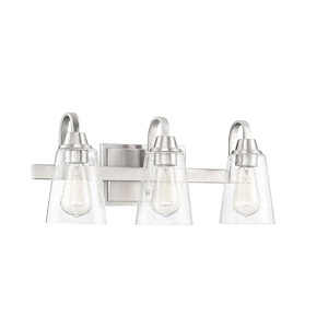 Grace 3 Light Transitional/Modern & Contemporary Bath Vanity in Transitional Style - 21 inches wide by 8 inches high - 1215431