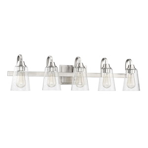 Grace 5 Light Transitional/Modern & Contemporary Bath Vanity in Transitional Style - 37 inches wide by 8 inches high - 1215582