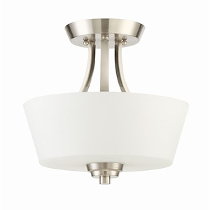 Grace - Two Light Convertible Semi-Flush Mount - 13 inches wide by 12.5 inches high - 603103