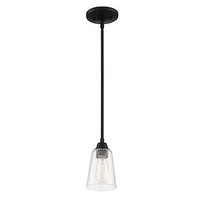 Grace - One Light Mini Pendant in Transitional Style - 5 inches wide by 7 inches high - 1215451