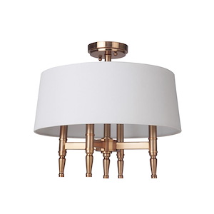 Ella - Four Light Semi-Flush Mount - 18 inches wide by 16.75 inches high - 613136